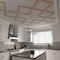 Ekena Millwork 638W x 638H x 38T Large Fowler Decorative Fretwork Wood Ceiling Panels, Maple CELW60X60X0375FLRMA - alternate 6